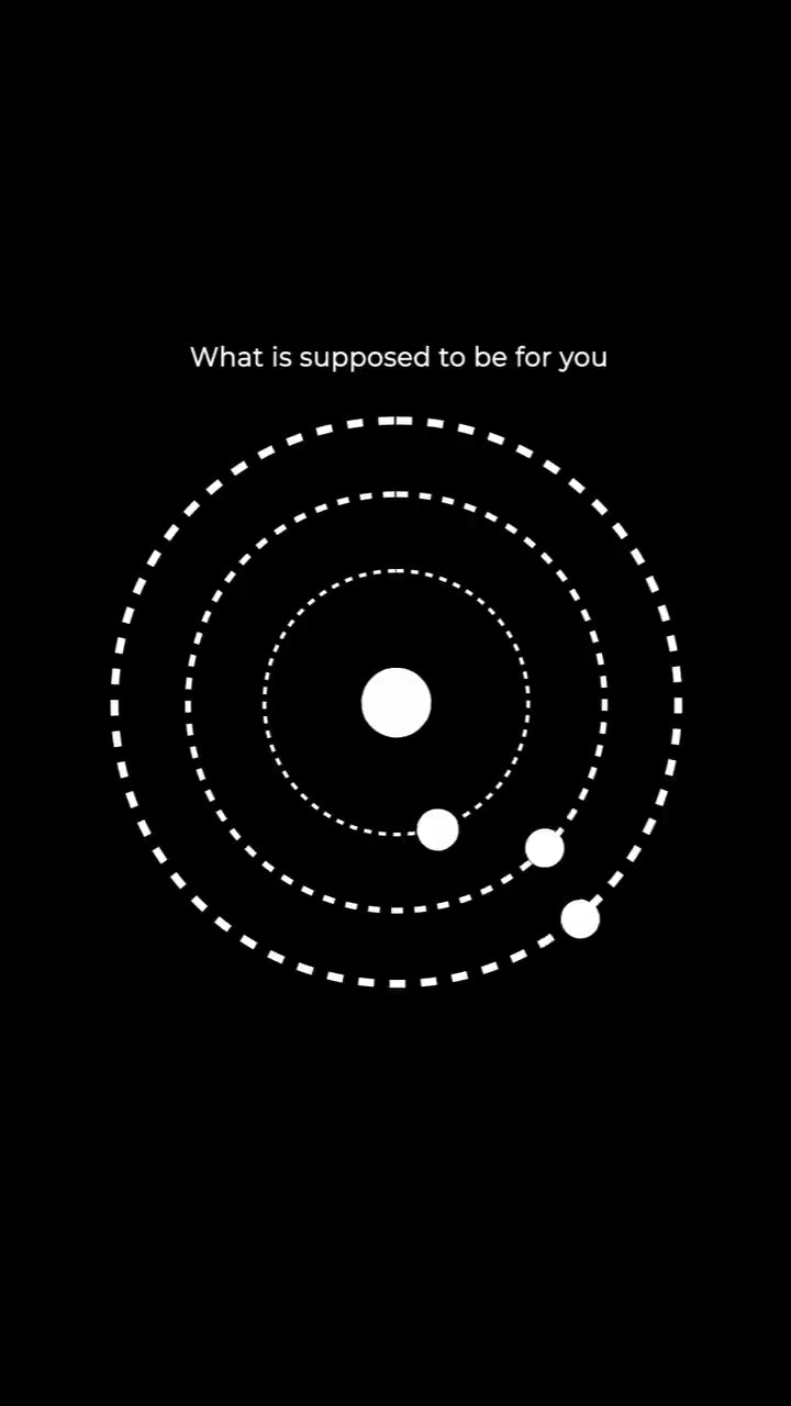 Minimalist reel sample: orbit