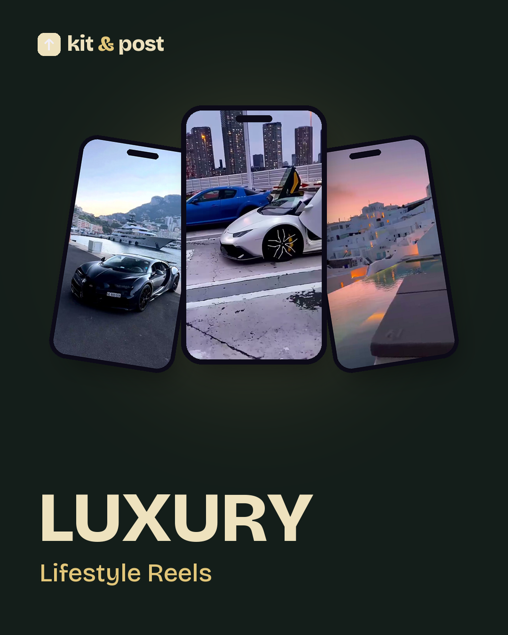 Luxury Lifestyle Reels pack, sample clips