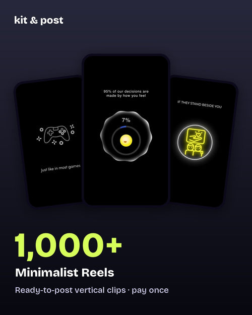 1,000+ Minimalist Reels